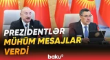 Prezidentlərin Azərbaycan və Qırğızıstan Dövlətlərarası Şuranın 3-cü iclasında çıxışı - Baku TV