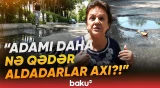 "Buradan keçmək mümkün deyil" | Mingəçevirin mərkəzində biabırçı mənzərə - Baku TV