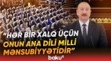 "Azərbaycan dilinin qoruyucuları bizik" | Prezident İlham Əliyev - Baku TV