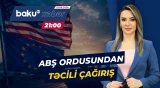Avropa Komandanlığı Pentaqonu əlavə hərbi qüvvələr ayırmağa çağırdı - Baku TV CANLI