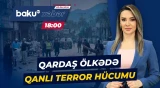 Polis bölməsi önündə qorxunc partlayış | Qardaş ölkədə baş verən hadisənin detalları - Baku TV CANLI