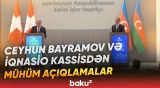 XİN-də mətbuat konfransı | Ceyhun Bayramov İqnasio Kassislə görüşdü - Baku TV