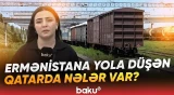 Biləcəridən yola salınan qatarla Ermənistana nələr tədarük edildi? - Baku TV