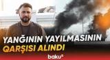 Alov qısa müddətdə nəzarətə götürüldü və yanğın söndürüldü - Baku TV