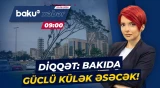 Külək, yağış, şimşək və dolu... | Sakinlərə hava barədə xəbərdarlıq - Baku TV CANLI