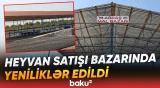 Ağdaş heyvan satışı bazarı istifadəyə verildi | Hansı şərait yaradılıb? - Baku TV