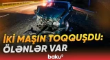 Yevlaxda ağır qəza baş verdi | İki minik avtomobili toqquşdu - Baku TV