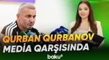 Qurban Qurbanov "Dinamo" ilə oyundan əvvəl sualları cavablandırıb - Baku TV