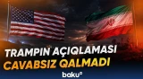 İran rəsmisi ABŞ Prezidentinin Hörmüz barədə sözlərinə sərt münasibət bildirdi - Baku TV
