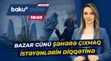 32 dərəcə isti və güclənən külək: Bakını necə hava gözləyir? - Baku TV CANLI