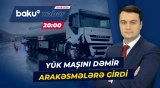 Goranboyda ağır qəza | Mislə dolu yük maşını arakəsmələrə çırpıldı - ANA XƏBƏR