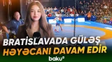 Gənc güləşçilərin dünya çempionluğu uğrunda mübarizəsi davam edir - Baku TV