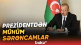 İlham Əliyev DSX-nin bir sıra hərbi qulluqçularını təltif etdi - Baku TV