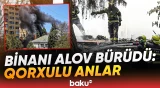 Binəqədidə dəhşətli hadisə | Güclü yanğının baş verdiyi yerdən bağlantı - Baku TV