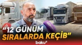 "Qırmızı Körpü" sərhəd-keçid məntəqəsində sıxlıq | Sürücülər özlərindən çıxdı - Baku TV