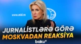 Jurnalistlərin bəyanatı Moskvanın mövqeyini əsk etdirmir | Mariya Zaxarova - Baku TV