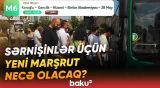 M6 ekspres avtobusunun marşrutu dəyişir | Xətt iki metro stansiyasını birləşdirəcək - Baku TV