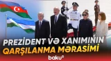 Prezident İlham Əliyev və birinci xanım Mehriban Əliyeva Özbəkistanda - Baku TV