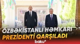 Prezident İlham Əliyevin Özbəkistanda təntənəli qarşılanma mərasimi - Baku TV
