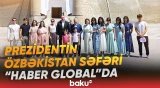 İlham Əliyev Buxarada maraqlı mərasimlə qarşılandı - Baku TV