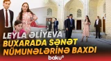 Buxaranın sənət xəzinəsi | Leyla Əliyeva Biennalesinin əsərləri ilə tanış olub - Baku TV