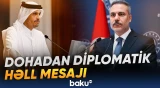 Ankara və Doha regional gərginliyin azaldılması yollarını müzakirə etdi - Baku TV