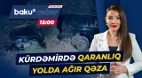 İşıqlandırılmayan yolda növbəti qəza | Yaralılar var - Baku TV CANLI
