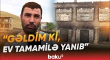 Cəlilabadda güclü yanğın ikimərtəbəli evi tamamilə yararsız vəziyyətə saldı - Baku TV