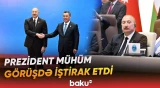 İlham Əliyev "ŞƏT plyus" formatında görüşdə çıxış edib - Baku TV