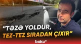 Basqal-Sulut avtomobil yolu çökdü - Baku TV
