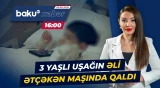 Əli ətçəkən maşında qalan uşağın atası hadisə anını danışdı - Baku TV CANLI