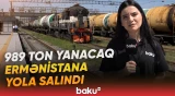 Azərbaycandan Ermənistana 17 çən vaqon dizel göndərildi - Baku TV