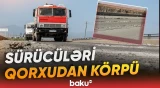 Körpüdə təhlükəli vəziyyət | Qəza riski yaradan yol ötürücüsü - Baku TV