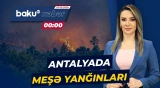 Antalyada meşəlik ərazidə yanğın başlayıb | Həbs olunanlar var - Baku TV CANLI
