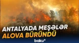 Antalyada yayılan meşə yanğınına qarşı genişmiqyaslı əməliyyat başladılıb - Baku TV
