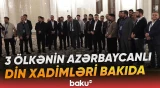 Qonaqlar Heydər məscidində vəhdət namazı qılıblar - Baku TV