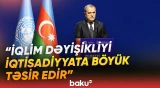 Ceyhun Bayramov Azərbaycanın bərpaolunan enerji layihələrindən danışıb - Baku TV