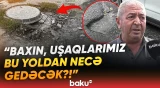 "Qurumlara zəng etməkdən 20 manatım gedib" | Binəqədidə yolda dəhşətə gətirən mənzərə - Baku TV