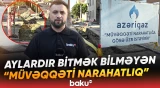 Asfaltı qazıb getdilər, sakinlər əziyyət çəkir | Aylardır qazılan yol niyə bərpa olunmur? - Baku TV