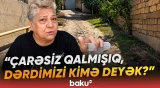 Sakinlər uzun illərdir ki, yolsuzluqdan əziyyət çəkirlər - Baku TV