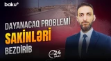 Qobuda sakinlər avtobus dayanacağı üzü görmür - 24 SAAT