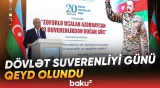 Nizami rayonunda keçirilən konfransda suverenliyin əhəmiyyətindən danışıldı - Baku TV