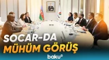 Tərəflər birgə layihələrin həyata keçirilməsini müzakirə ediblər - Baku TV