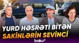 Xankəndi, Xocalı, Ağdərə və Cəbrayıla ailələr yola salındı - Baku TV