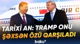 Si Cinpinin ABŞ səfəri tarixə düşdü | Tramp Çin Sədrinə görə birbaşa hava limanına getdi - Baku TV