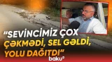Rustov-Xanəgah avtomobil yolunda təhlükə | Torpaq sürüşməsi baş verdi, çətinlik yarandı - Baku TV
