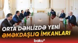 Tacikistanın Baş naziri Prezident İlham Əliyevin qəbulunda - Baku TV