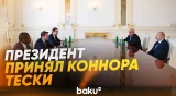 Президент Ильхам Алиев принял главу компании Brookfield Asset Management - Baku TV | RU