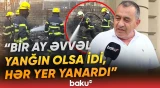 NZS-də yanğın | Təkər tullantılarının toplandığı sahəni alov bürüdü - Baku TV