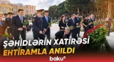 Tədbirdə Vətən uğrunda canından keçən şəhidlərin xatirəsi anılıb - Baku TV